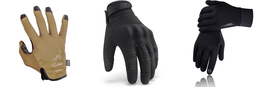 Shooting Gloves For Winter combined image