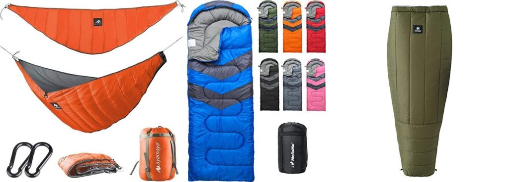 Sleeping Bag For Hammock combined image