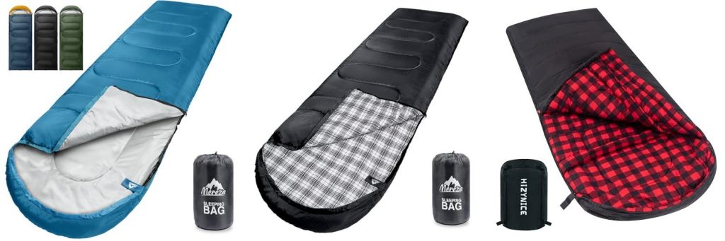 Sleeping Bag For Tall Man combined image