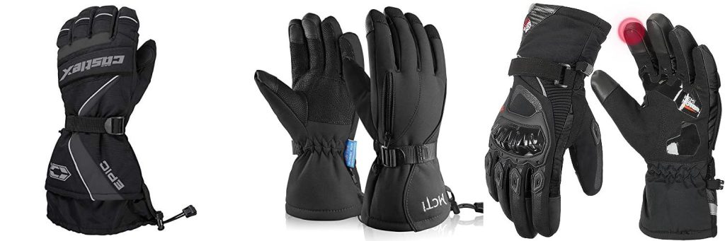Snowmobile Gloves combined image