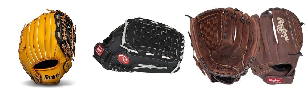 Softball Gloves For Adults combined image
