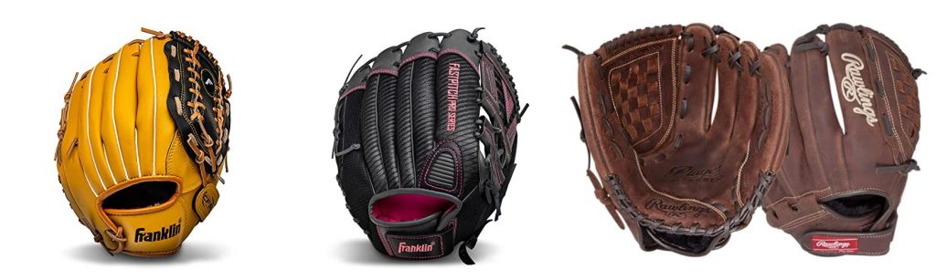 Softball Gloves For Women combined image