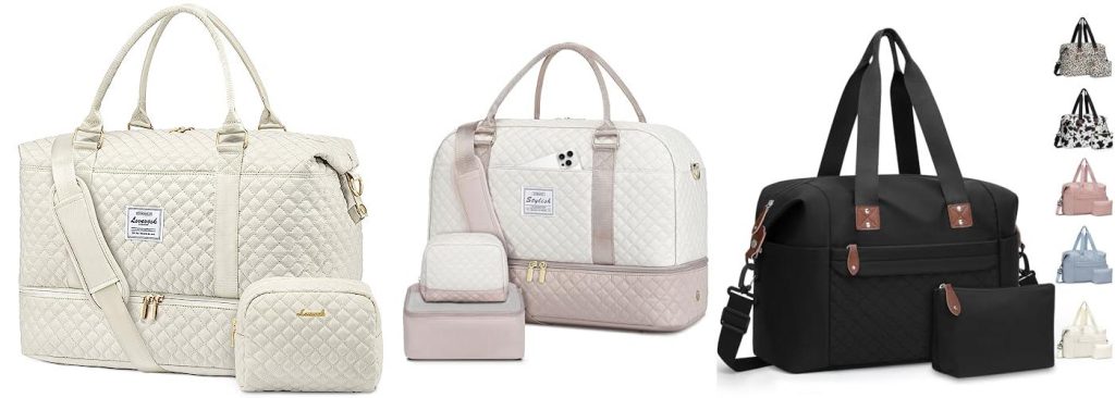 Travel Bag For Moms combined image