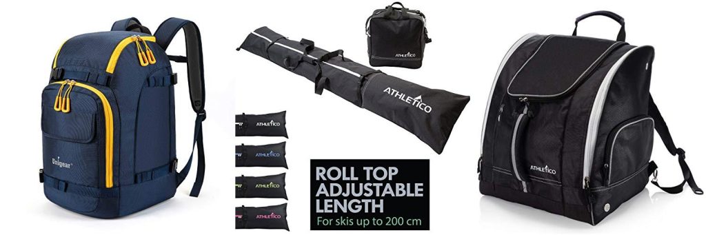 Travel Ski Boot Bag combined image