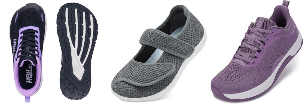 Walking Shoes For Hammer Toes combined image