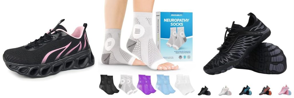 Walking Shoes For Peripheral Neuropathy combined image