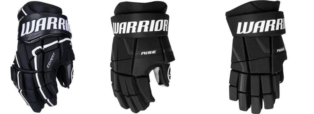 Warrior Hockey Gloves combined image