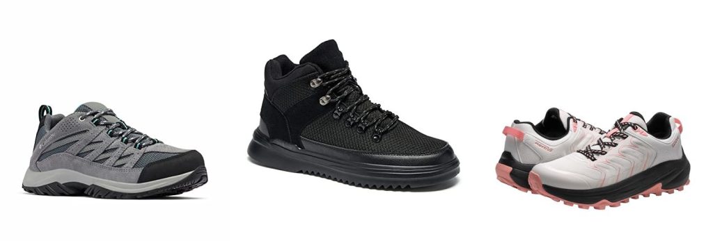 Waterproof Hiking Shoes For Plantar Fasciitis combined image