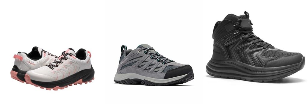 WomenS Hiking Shoes For Plantar Fasciitis combined image