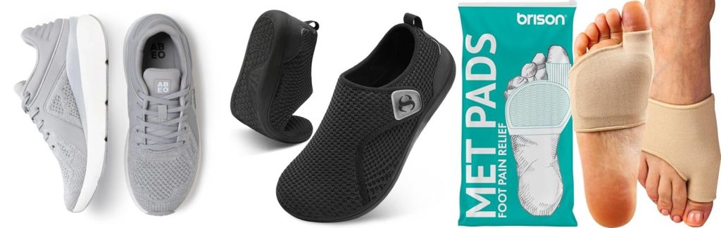 WomenS Walking Shoes For Metatarsal Problems combined image