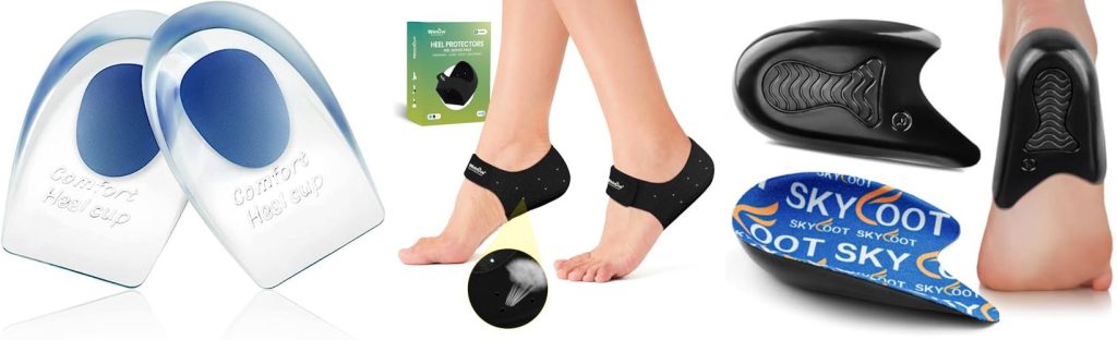 Athletic Shoes For Heel Spurs combined image