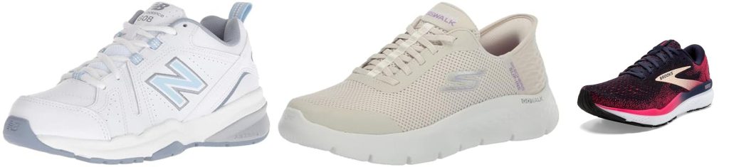 Athletic Shoes For Narrow Feet combined image