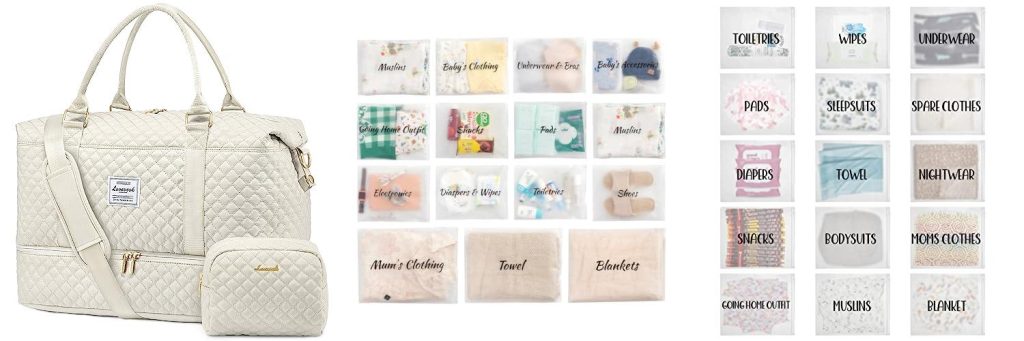 Bag For Hospital Bag combined image