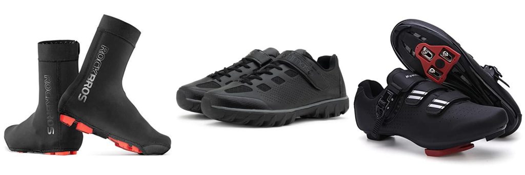 Bicycle Shoes For Wide Feet combined image