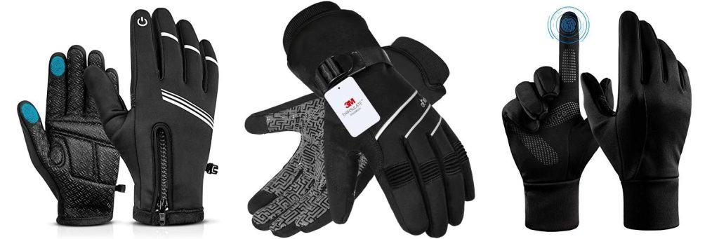 Bicycle Winter Gloves combined image