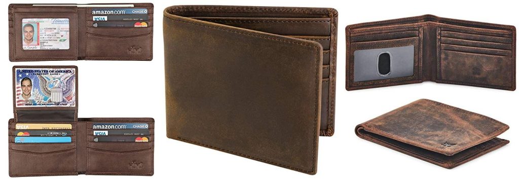 Bifold Leather Wallet combined image