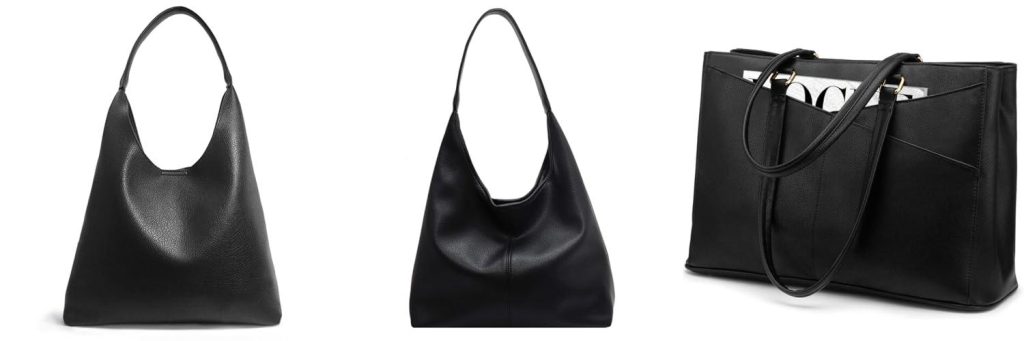 Black Leather Bag combined image