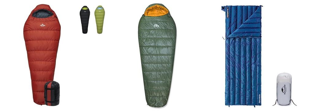 Budget Ultralight Sleeping Bag combined image
