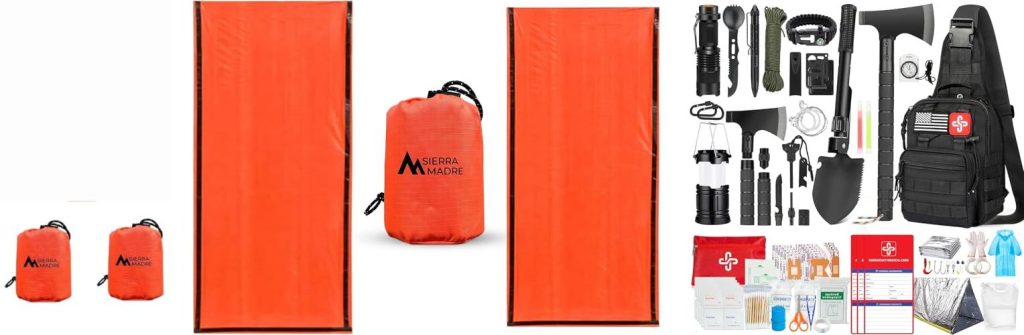 Bug Out Bag Tent combined image