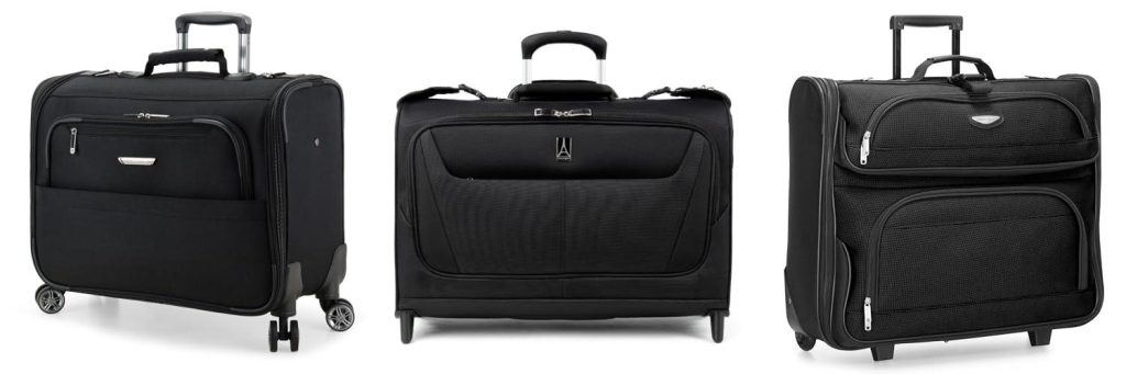 Carry On Garment Bag With Wheels combined image