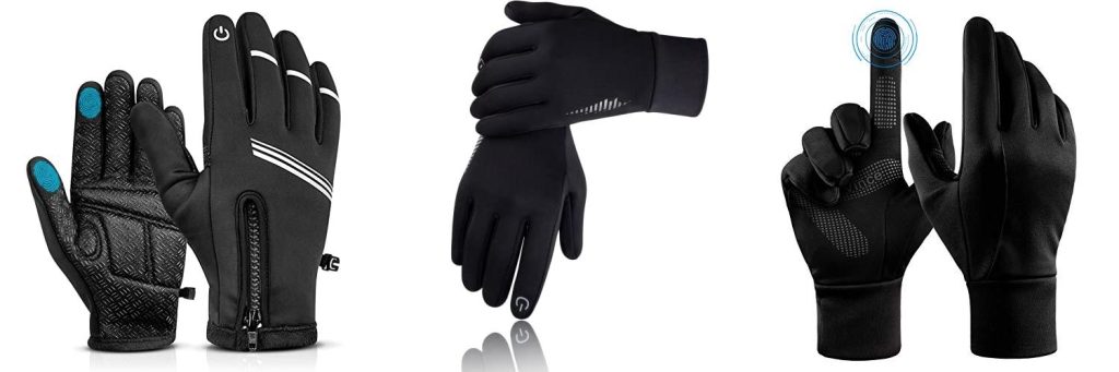 Cold Weather Biking Gloves combined image