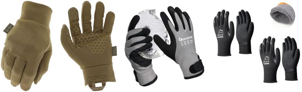 Cold Weather Construction Gloves combined image