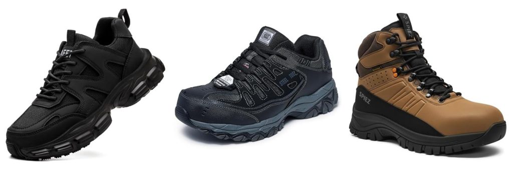 Composite Toe Work Shoes combined image