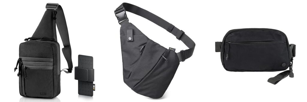 Crossbody Bag For Concealed Carry combined image