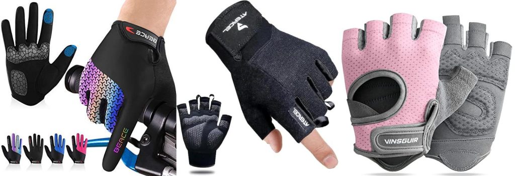 Cycling Gloves For Women combined image