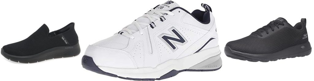 Extra Wide Walking Shoes For Men combined image