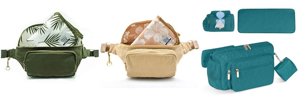 Fanny Pack Diaper Bag combined image