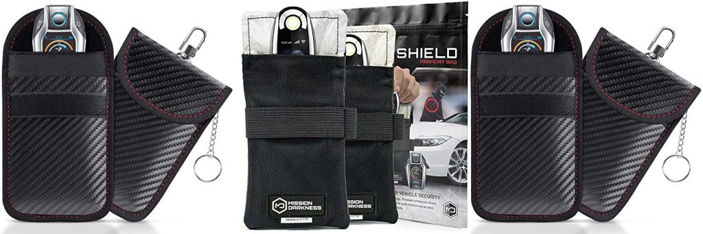 Faraday Bag For Keyfobs combined image