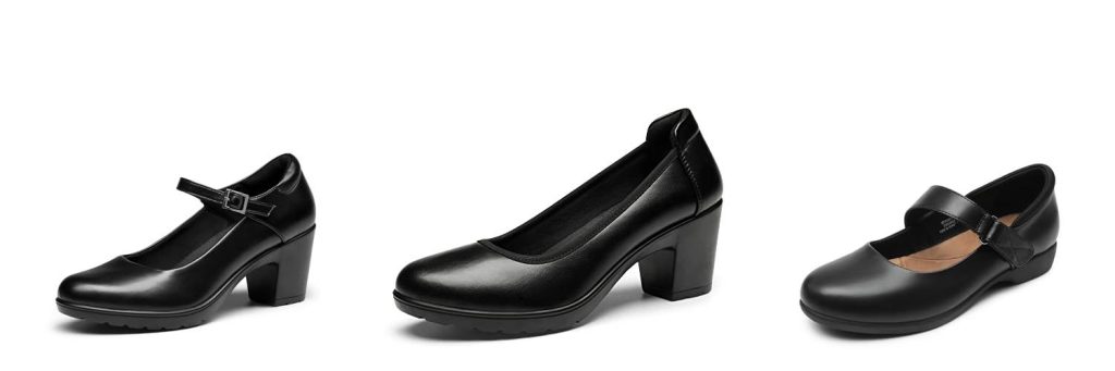 Flight Attendant Shoes combined image