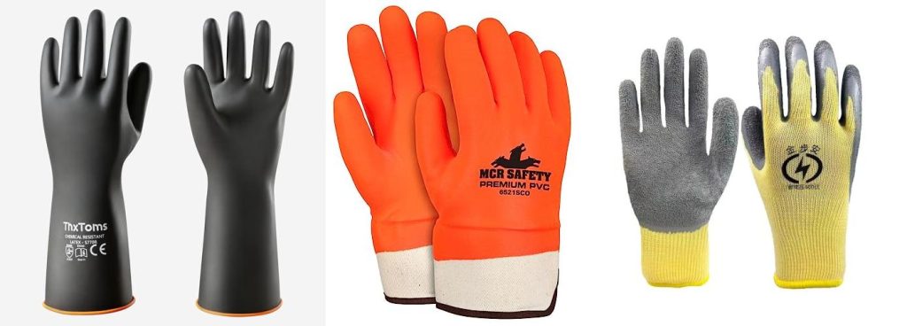 Gloves For Fiberglass Insulation combined image
