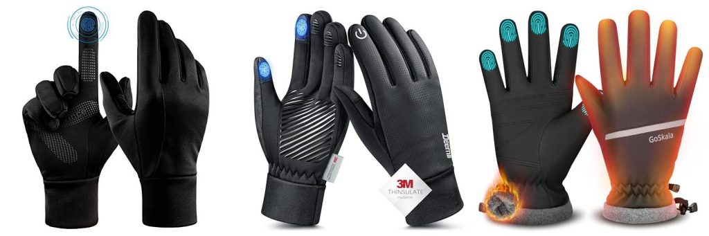 Gloves For Hiking In Cold Weather combined image