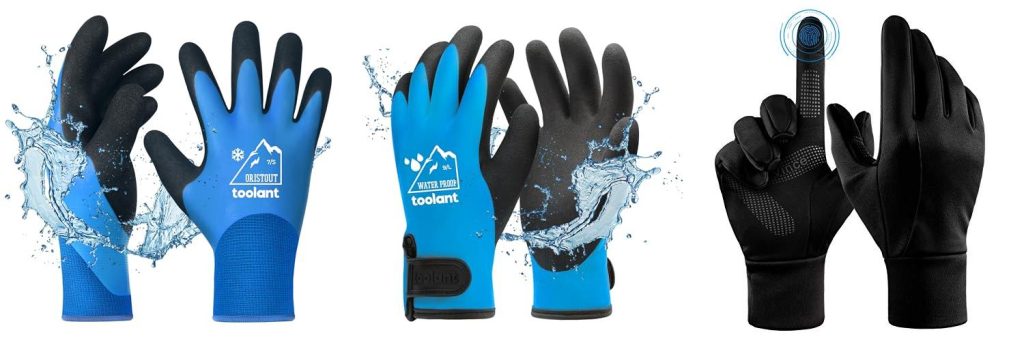 Gloves For Working In The Cold combined image