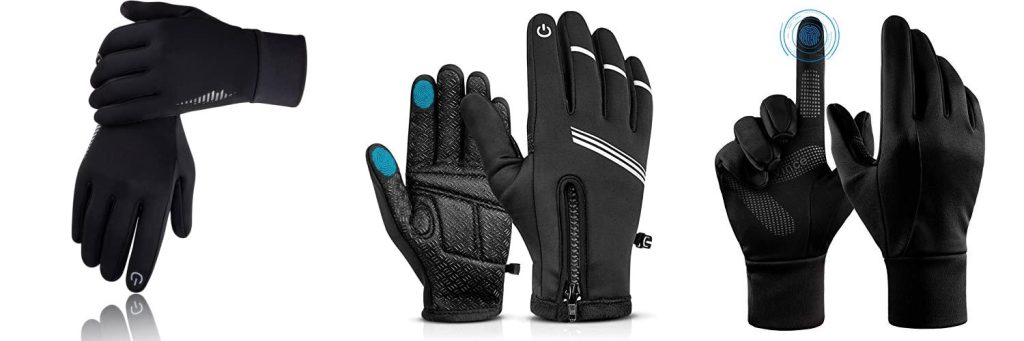 Gloves Winter Cycling combined image