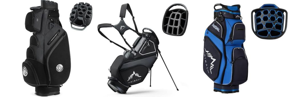 Golf Bag With Full Length Dividers combined image