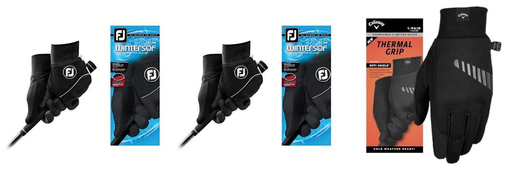 Golf Winter Gloves combined image