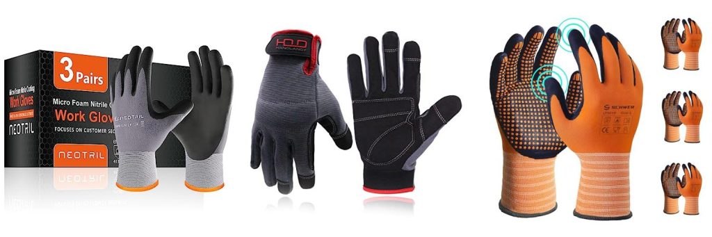 Grip Work Gloves combined image