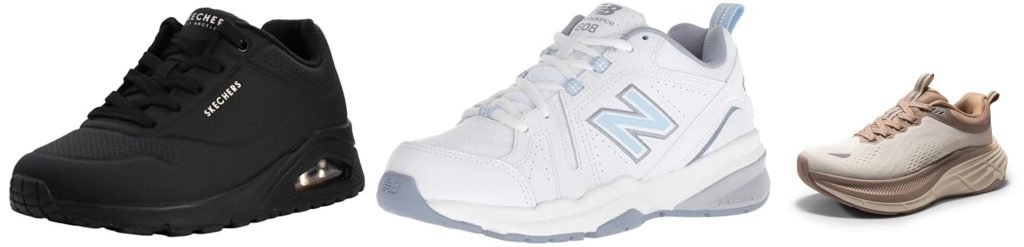 Gym Shoes For Standing All Day combined image