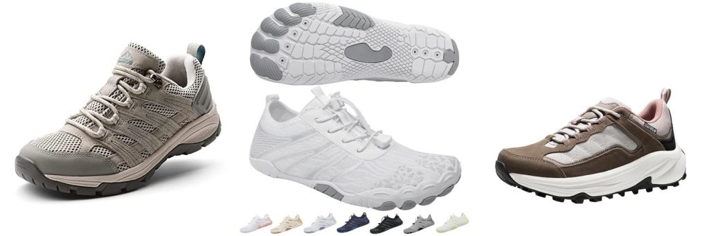 Hiking Shoes For Arthritic Feet combined image