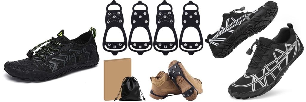 Hiking Shoes For Slippery Rocks combined image