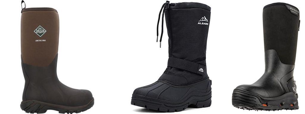Ice Fishing Boot combined image