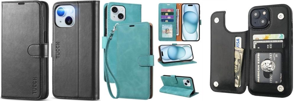 Iphone 15 Wallet Cases combined image