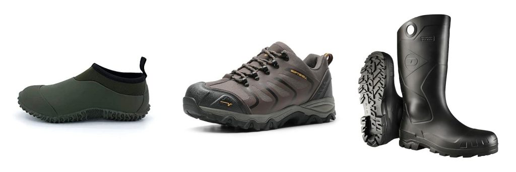 Lawn Mowing Shoes combined image