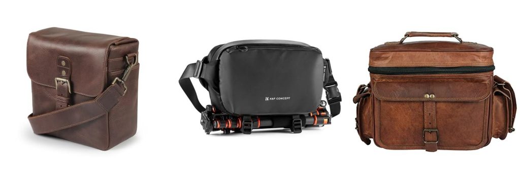 Leather Camera Bag combined image