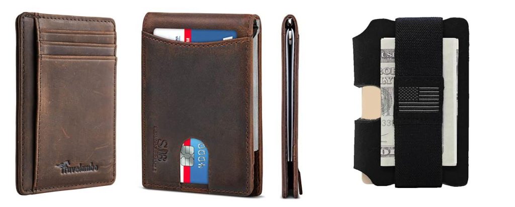 Leather Front Pocket Wallet combined image