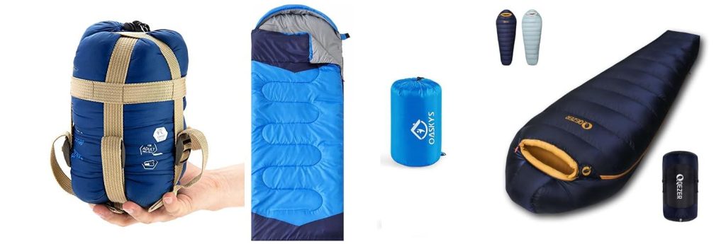 Light Sleeping Bag combined image