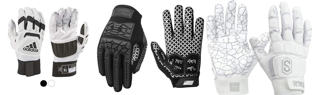 Lineman Football Gloves combined image